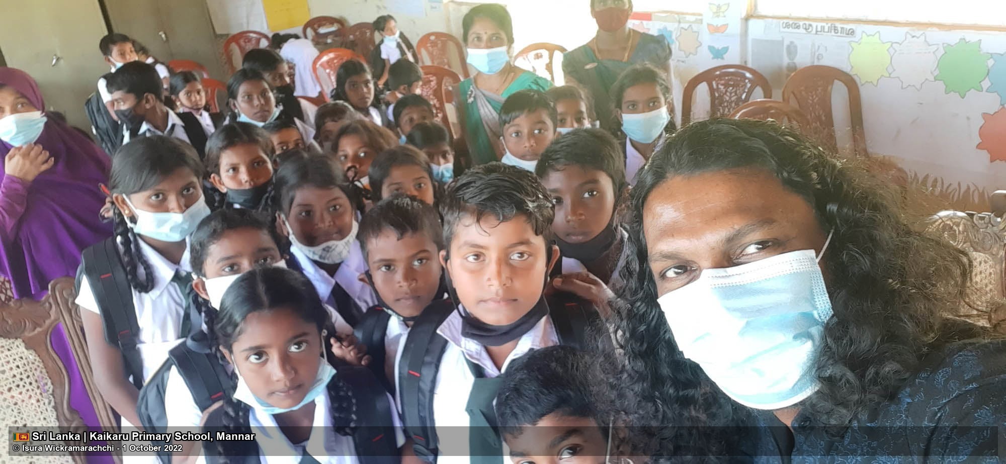 "Hadawathinma Daruwanta" - School Bags for Children of Kaikaru Primary School, Mannar