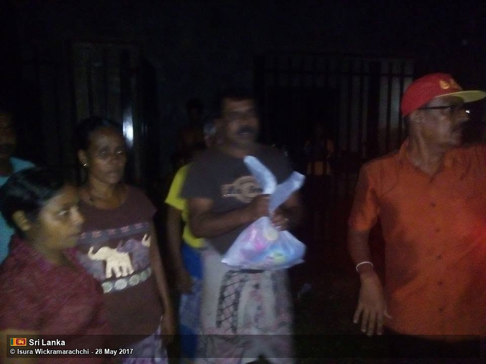 Distribution of Dry Food Rations to Flood-Affected Residents in Walpita - 2017