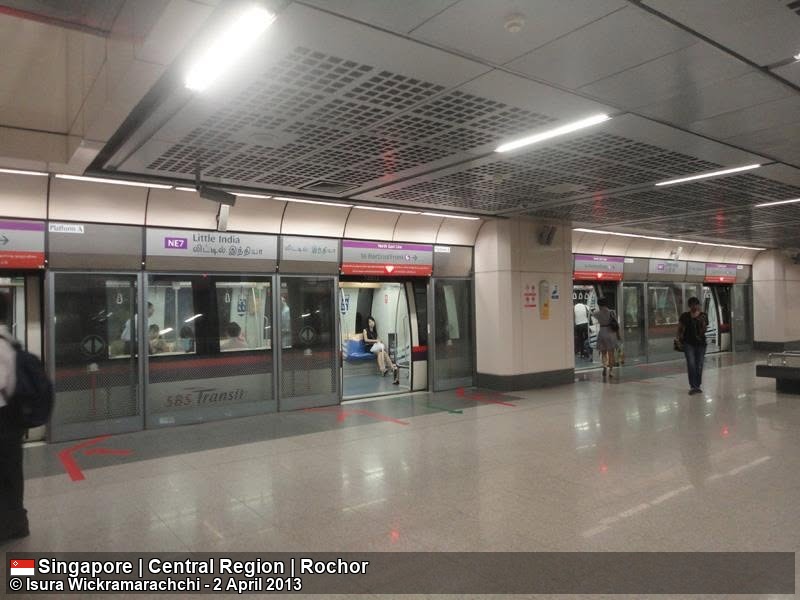 සිංගප්පූරු MRT දුම්රියෙන් චයිනාටවුන් වෙත