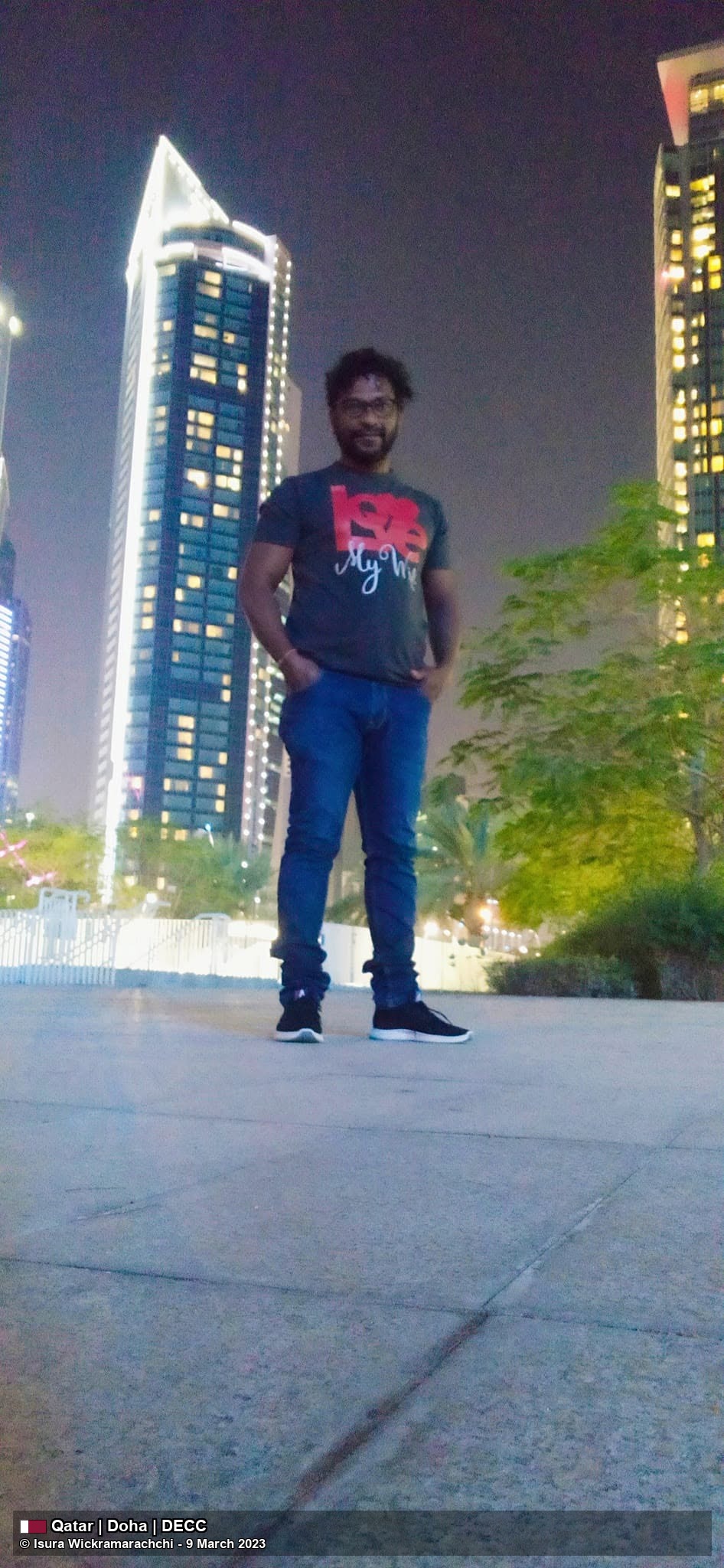 දෝහා නගරයේ රාත්‍රී සුන්දරත්වය