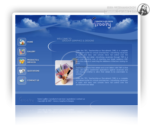 Groovy Graphics & Designs Website